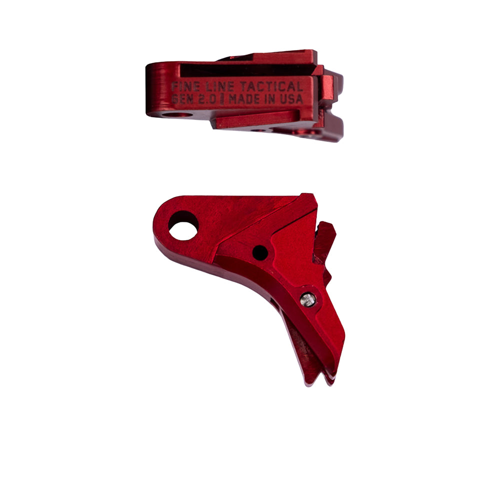 FLT Gen 2 Trigger Shoe - Crimson – Fine Line Tactical LLC